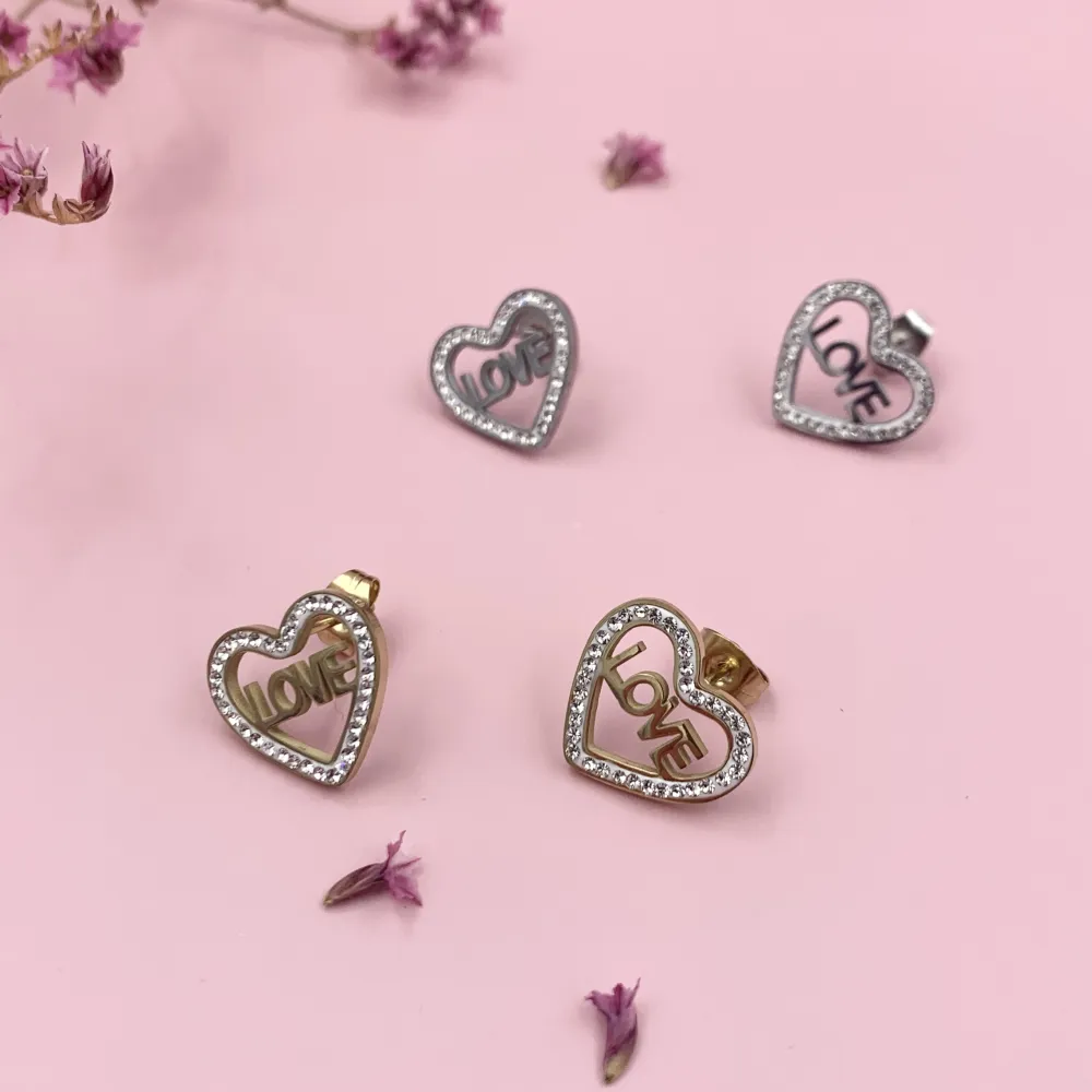 OAL6849-Cuore Love Strass- Orecchini a lobo in Acciaio_2