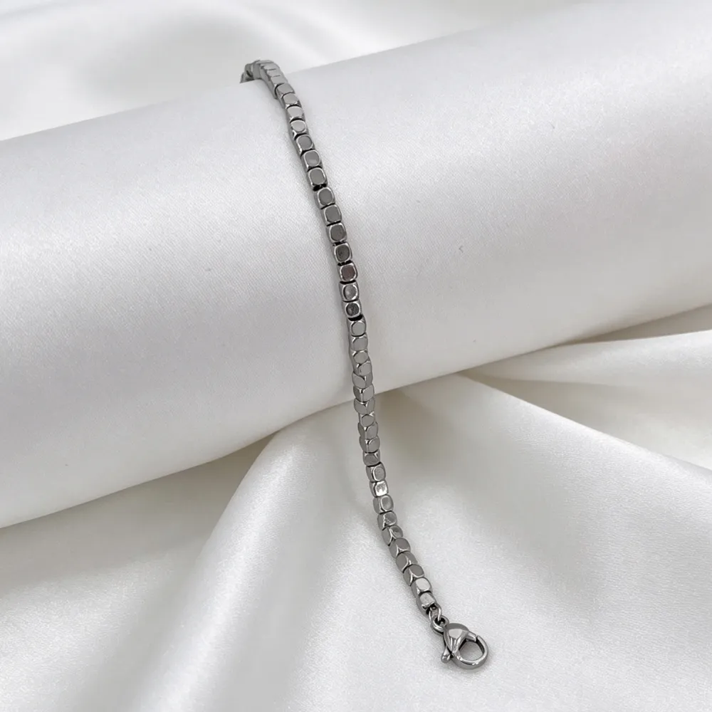 Quadratini-Bracciale in Acciaio - BR-413-3283