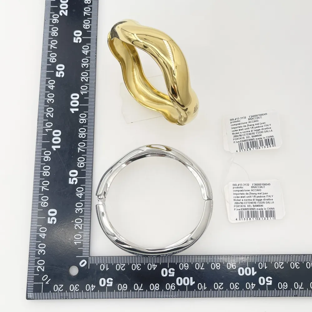 Onda-Bracciale Rigido in Acciaio - BR-413-3132