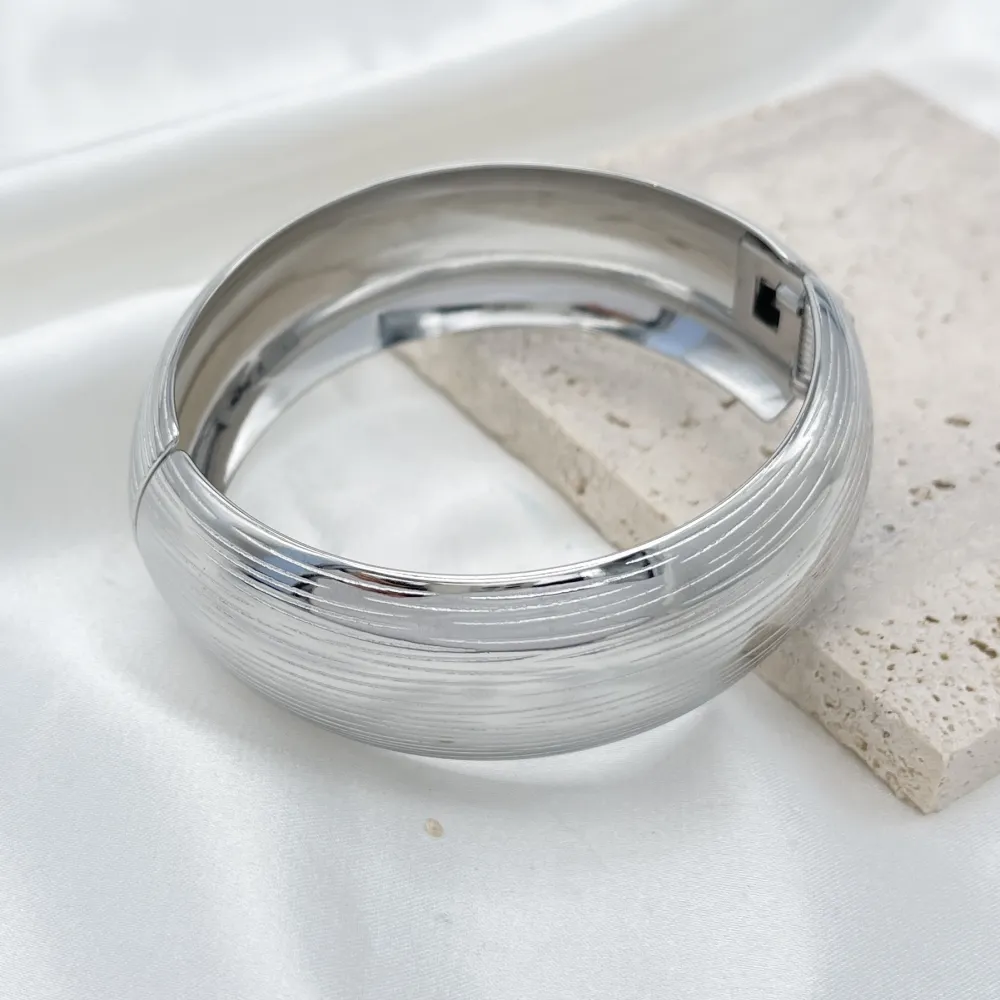 Battute -Bracciale Rigido in Acciaio - BR-103-AA6158B