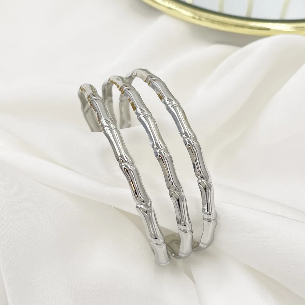 Catena - Bracciale Rigido in Acciaio - BR-413-6263
