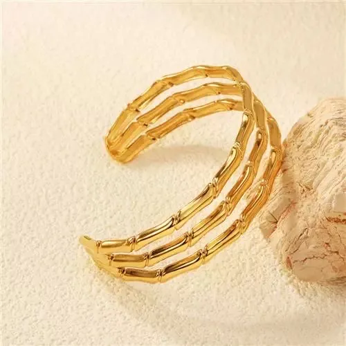 Catena - Bracciale Rigido in Acciaio - BR-413-6818
