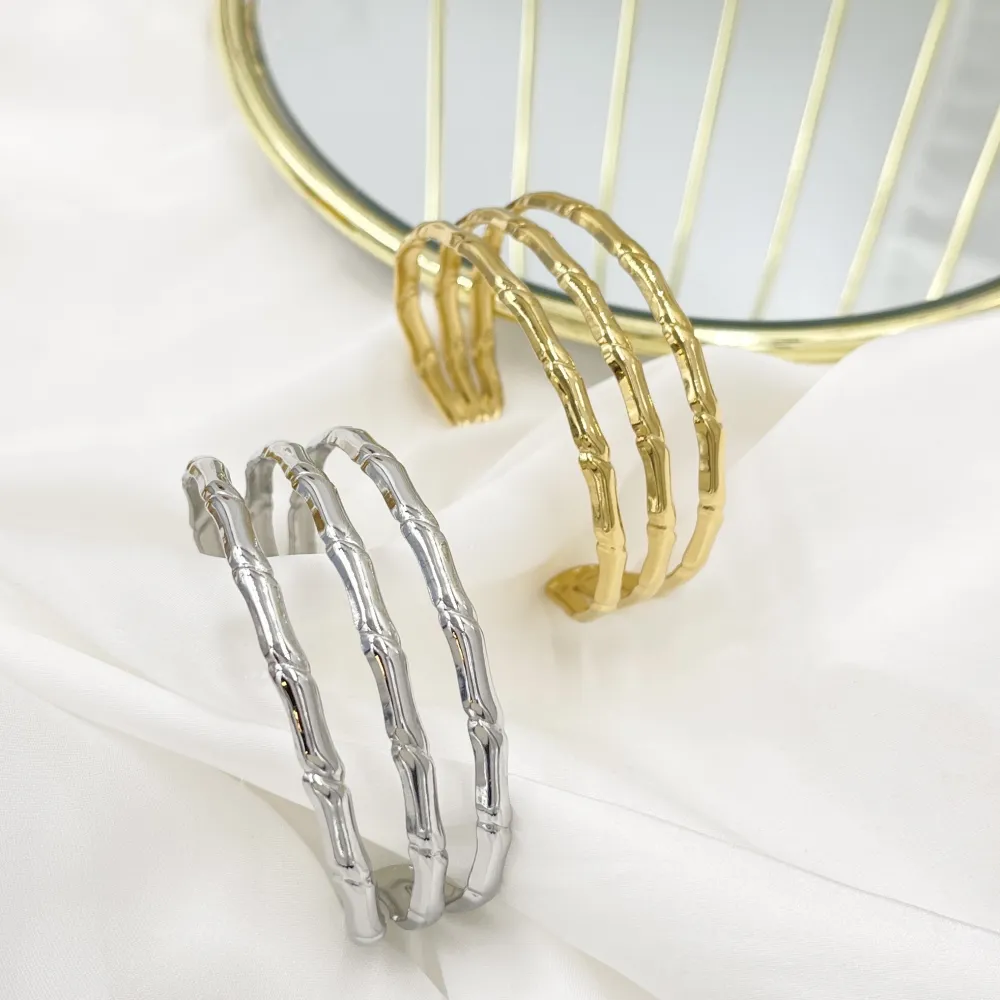 Catena - Bracciale Rigido in Acciaio - BR-413-6818