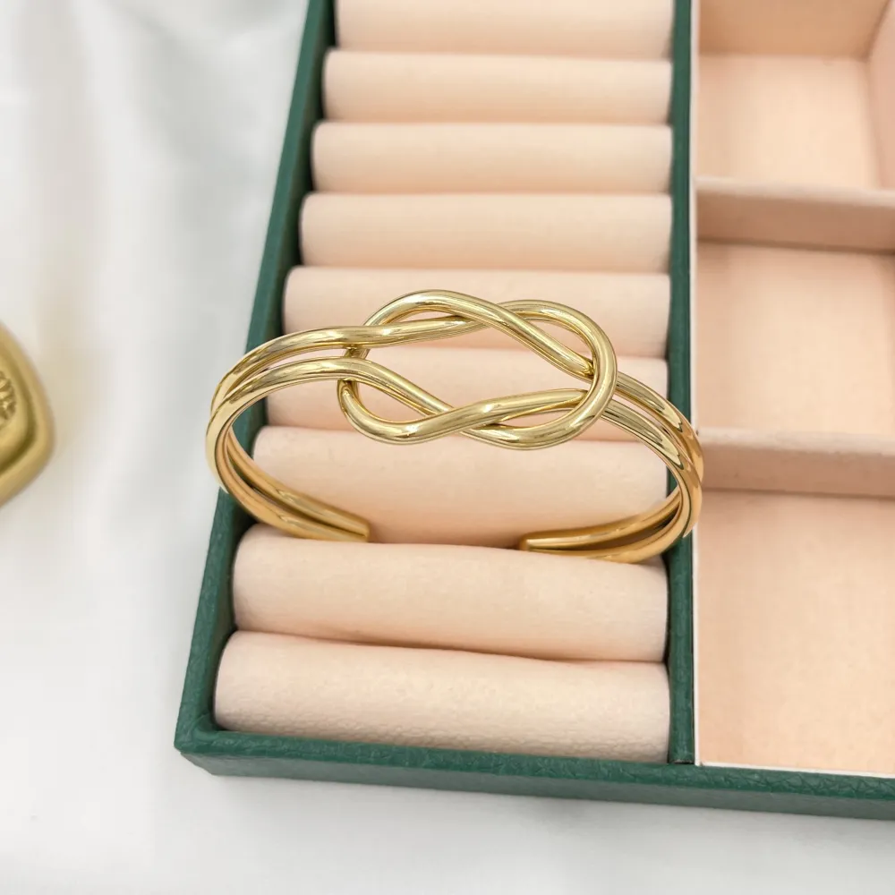 Nodo-Bracciale Rigido in Acciaio - BR-413-7011