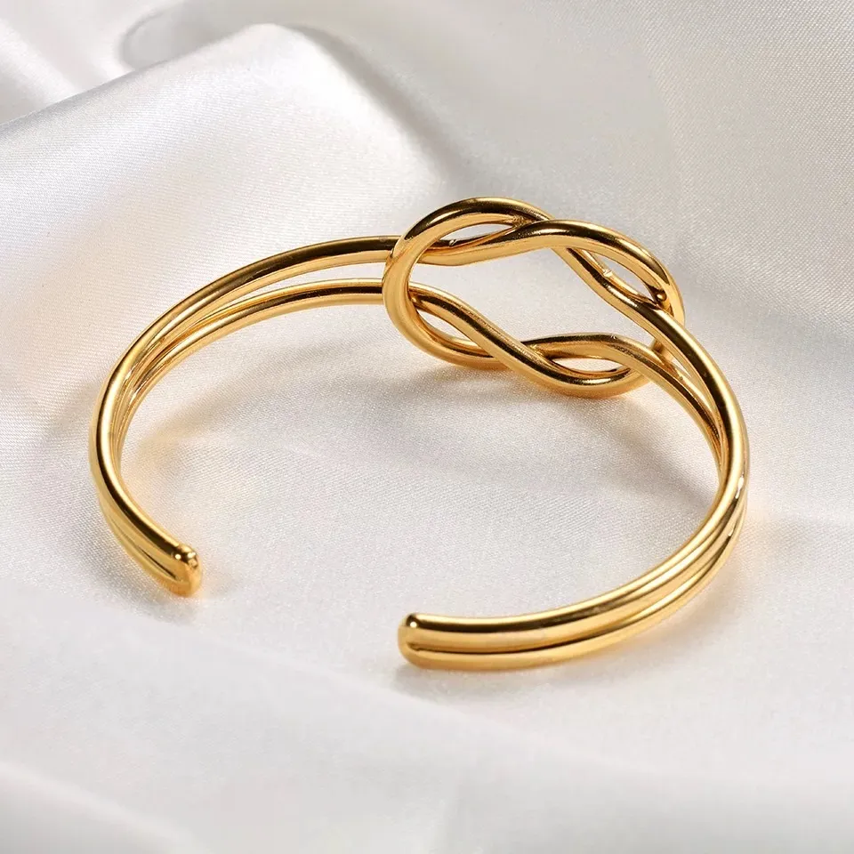 Nodo-Bracciale Rigido in Acciaio - BR-413-7011
