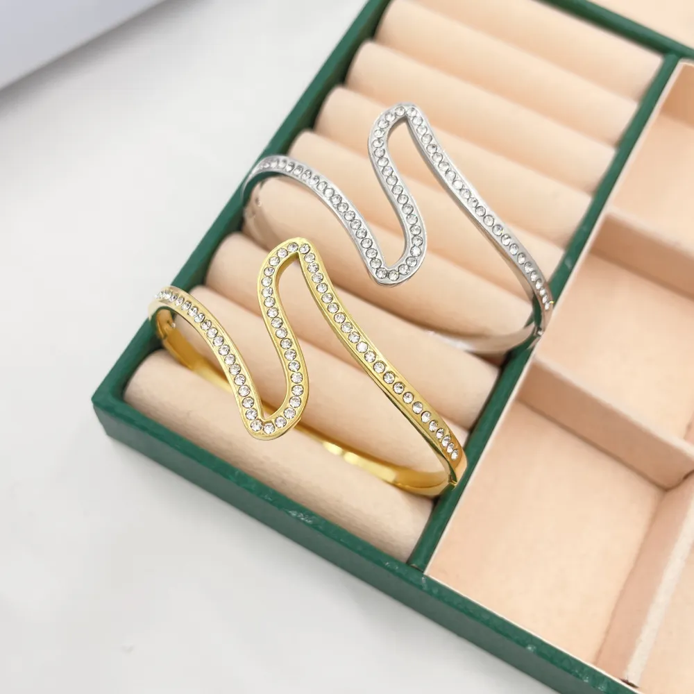 Onda-Bracciale Rigido in Acciaio - BR-413-9480