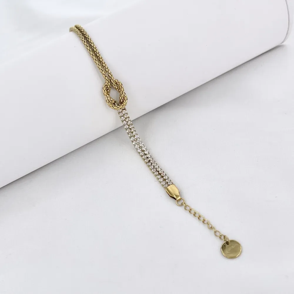 Nodo multifili-Bracciale in Acciaio - BR-413-3288