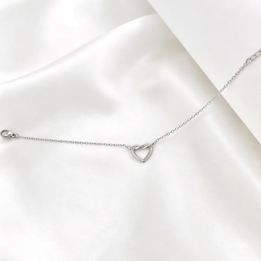 Cuore Nodo-Bracciale in Acciaio - BR-413-3287