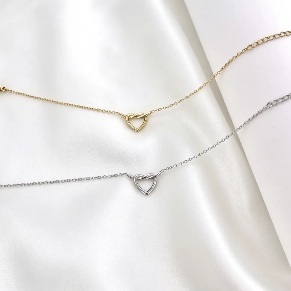 Cuore Nodo-Bracciale in Acciaio - BR-413-3287