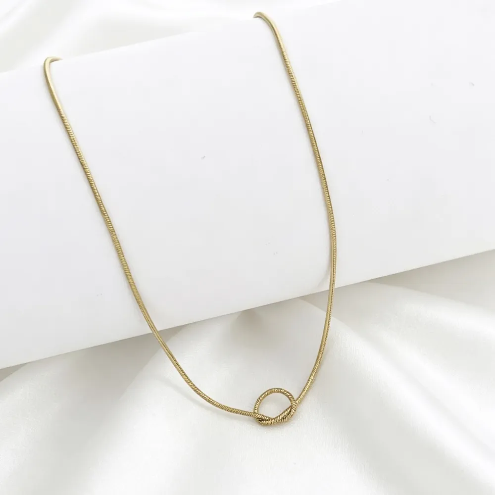 Nodo-Collana corta in Acciaio - CL-413-3794