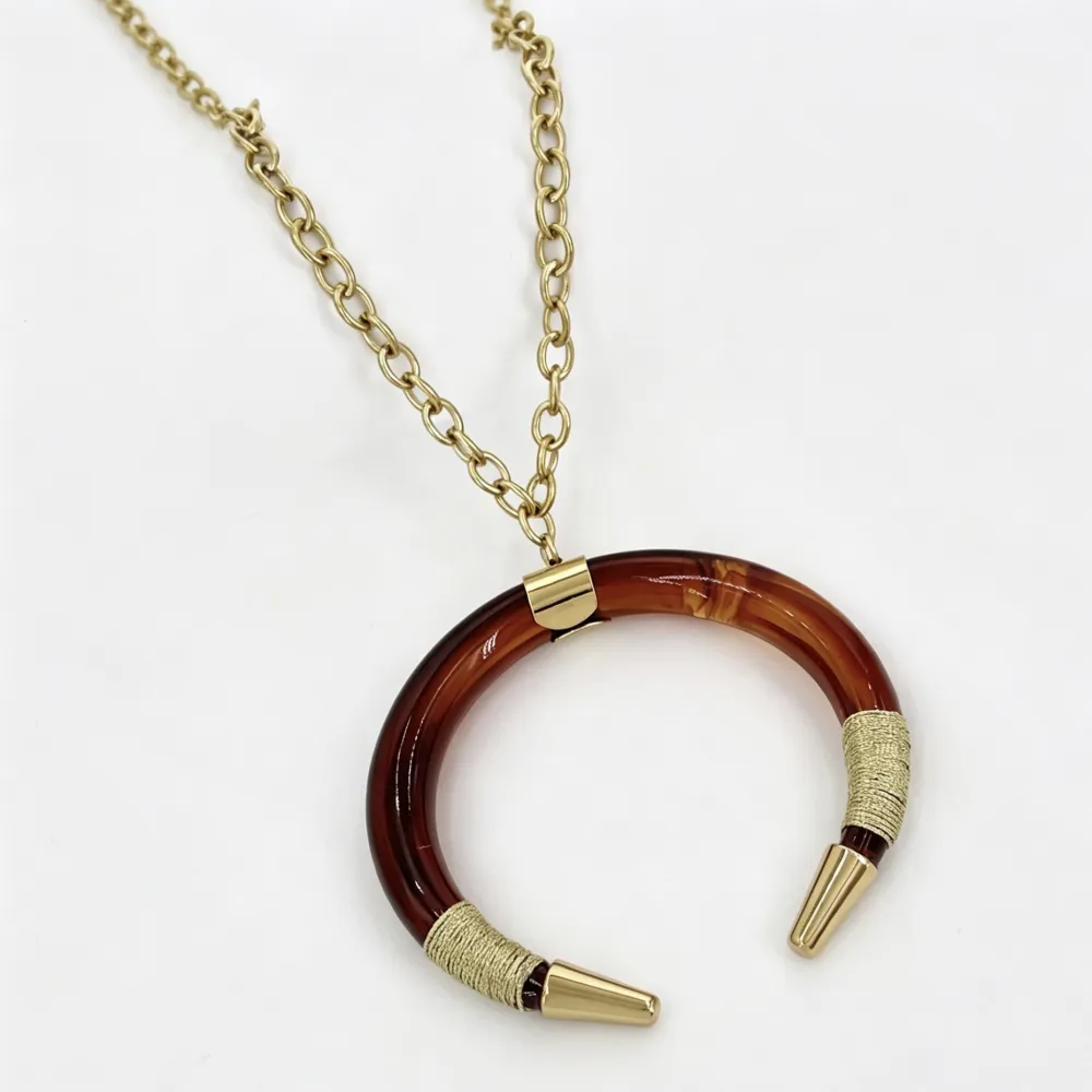 Corno-Collana Corta in Acciaio - CL-732-559