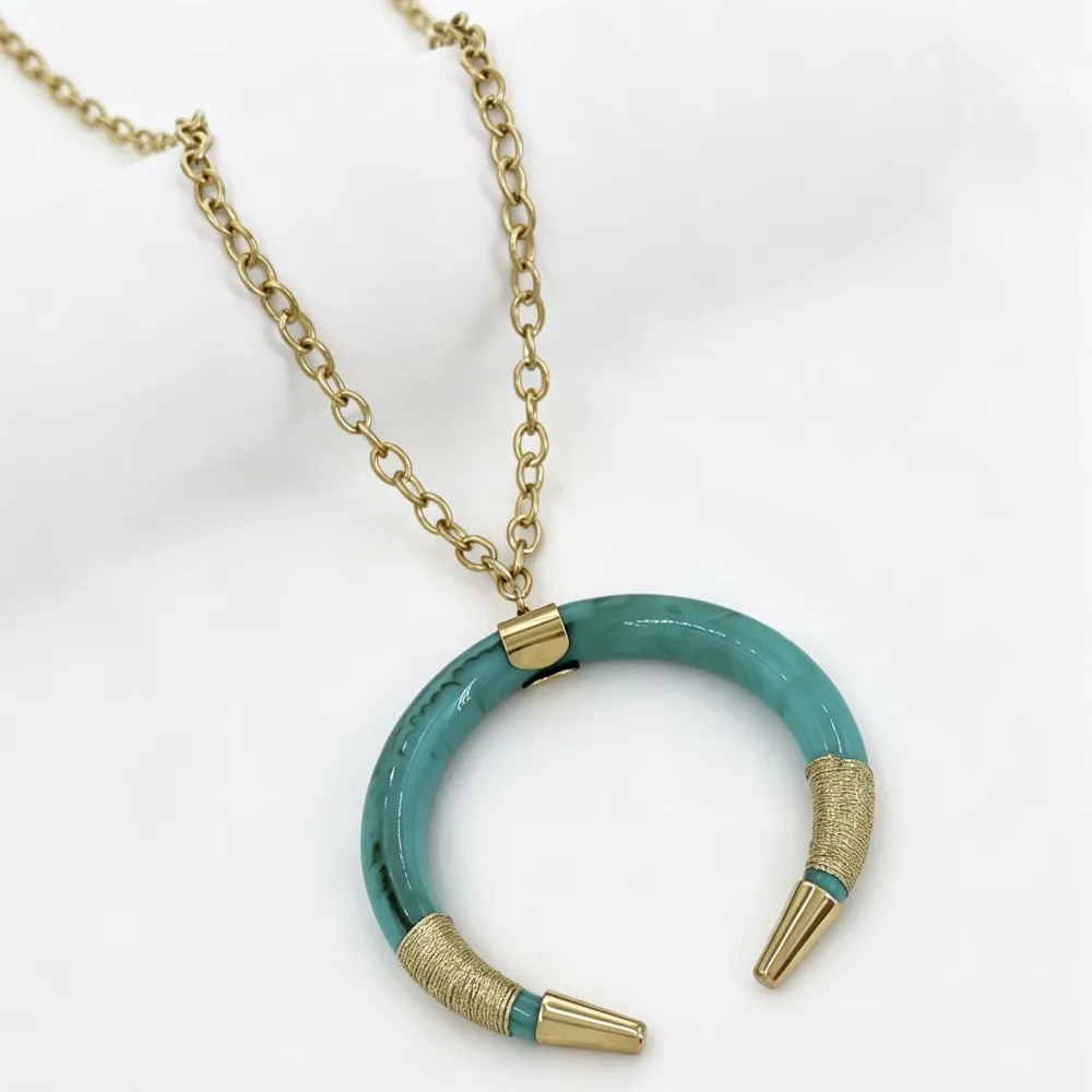 Corno-Collana Corta in Acciaio - CL-732-559