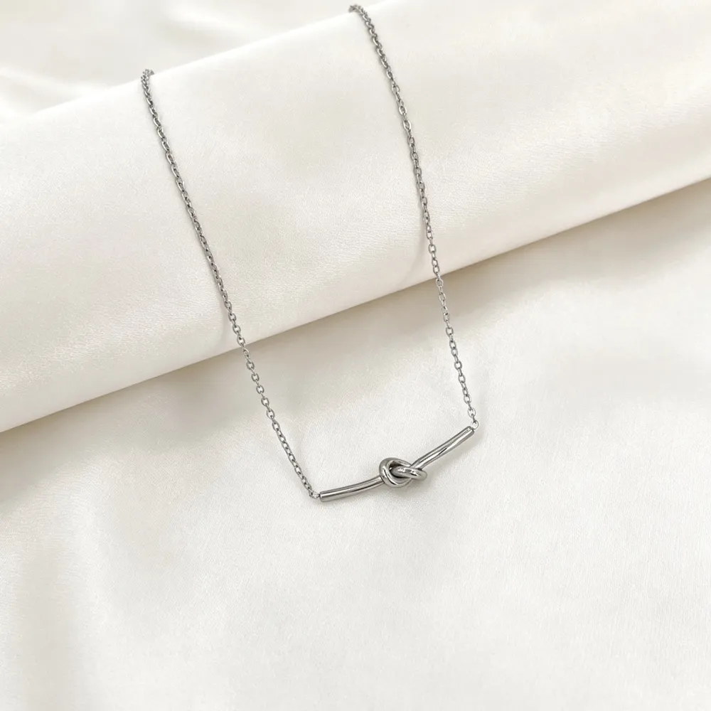 Nodo-Collana Corta in Acciaio - CL-413-3795
