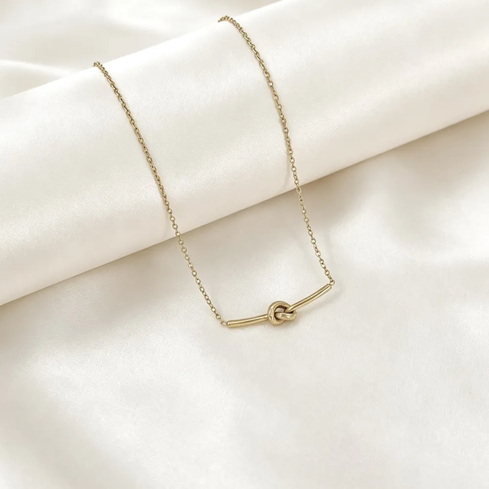 Nodo-Collana Corta in Acciaio - CL-413-3795