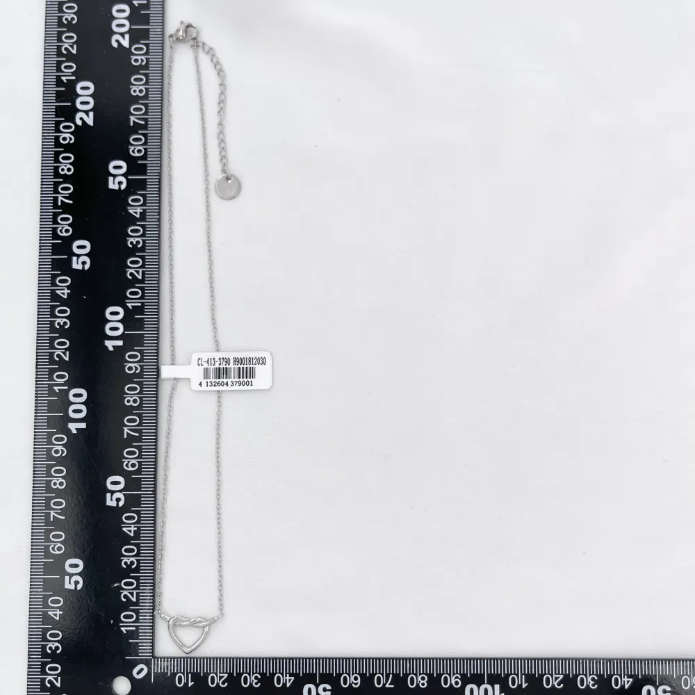 Cuore Nodo-Collana Corta in Acciaio - CL-413-3790