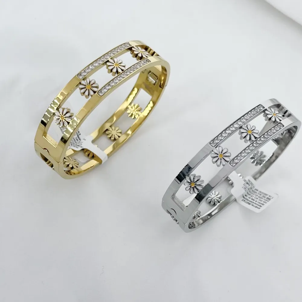 Margherita-Bracciale Rigido in Acciaio - BR-413-6483