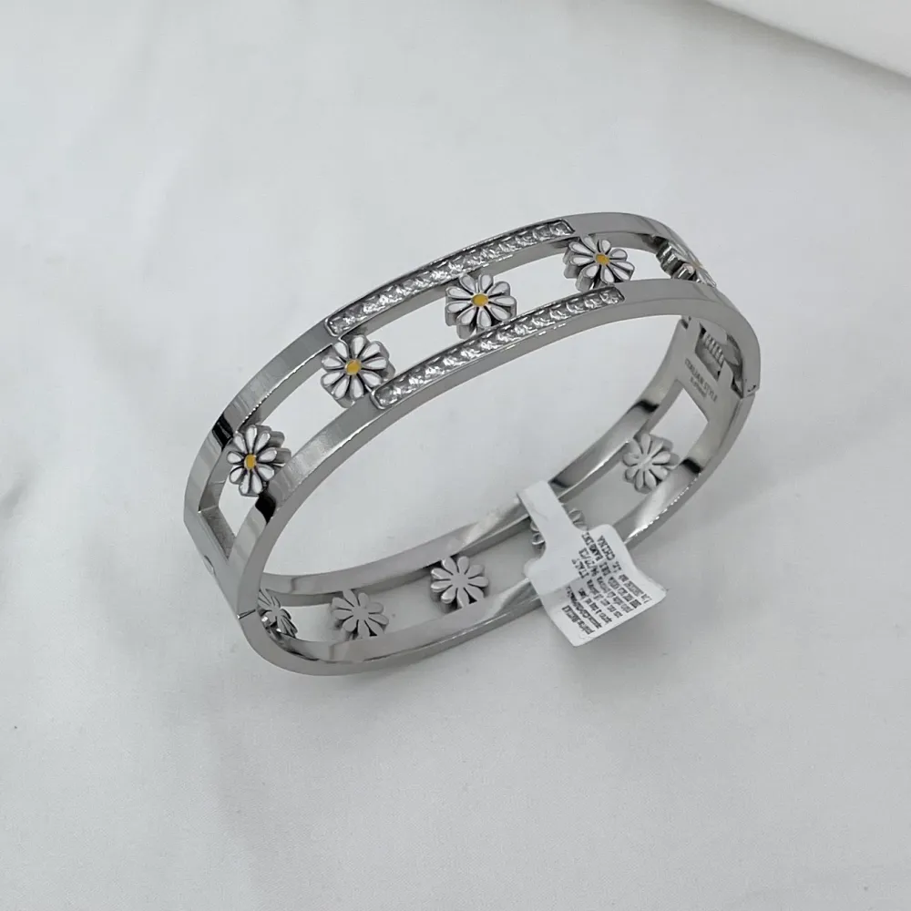 Margherita-Bracciale Rigido in Acciaio - BR-413-6483