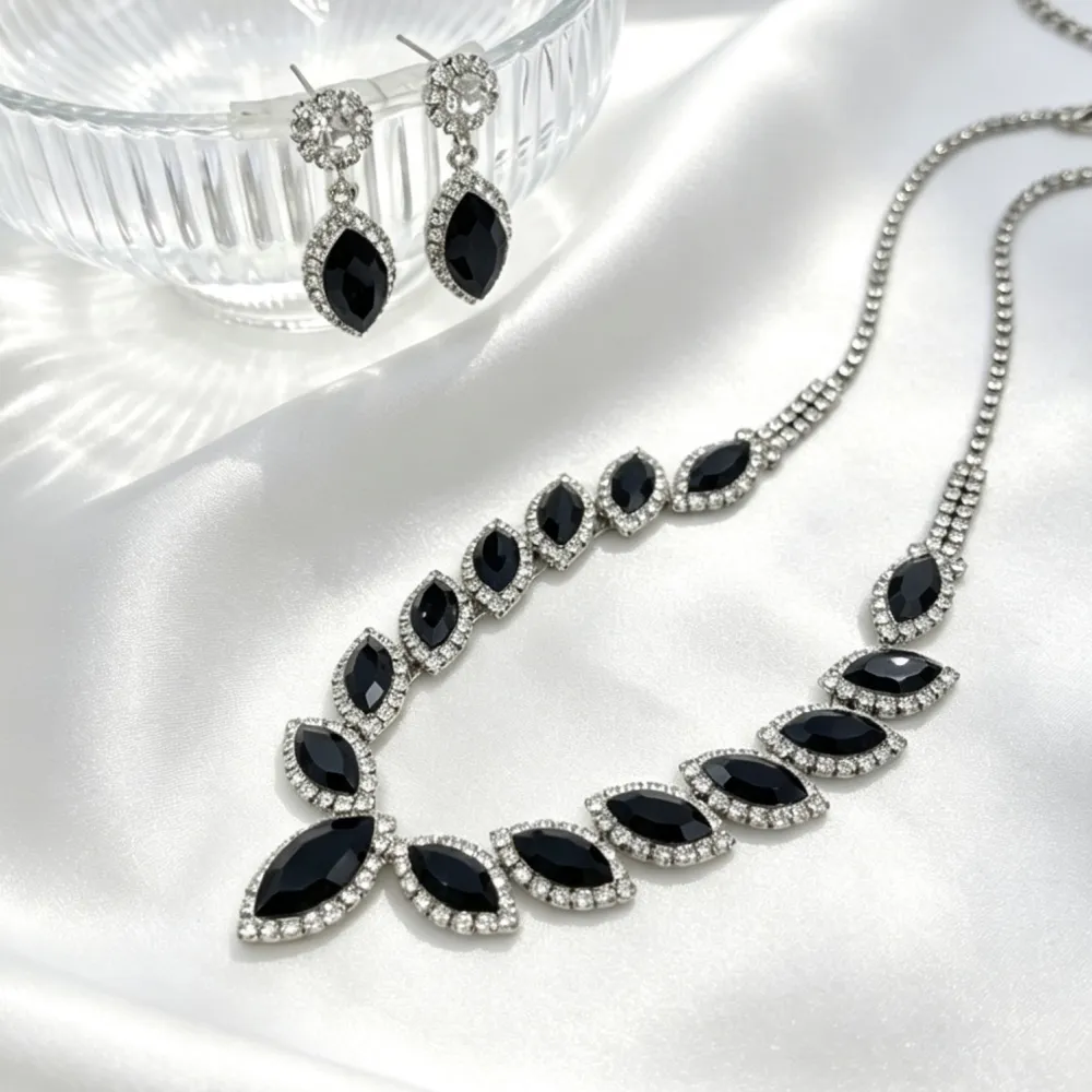 Set Collana-Orecchini Moda in Ottone - SET-321-97