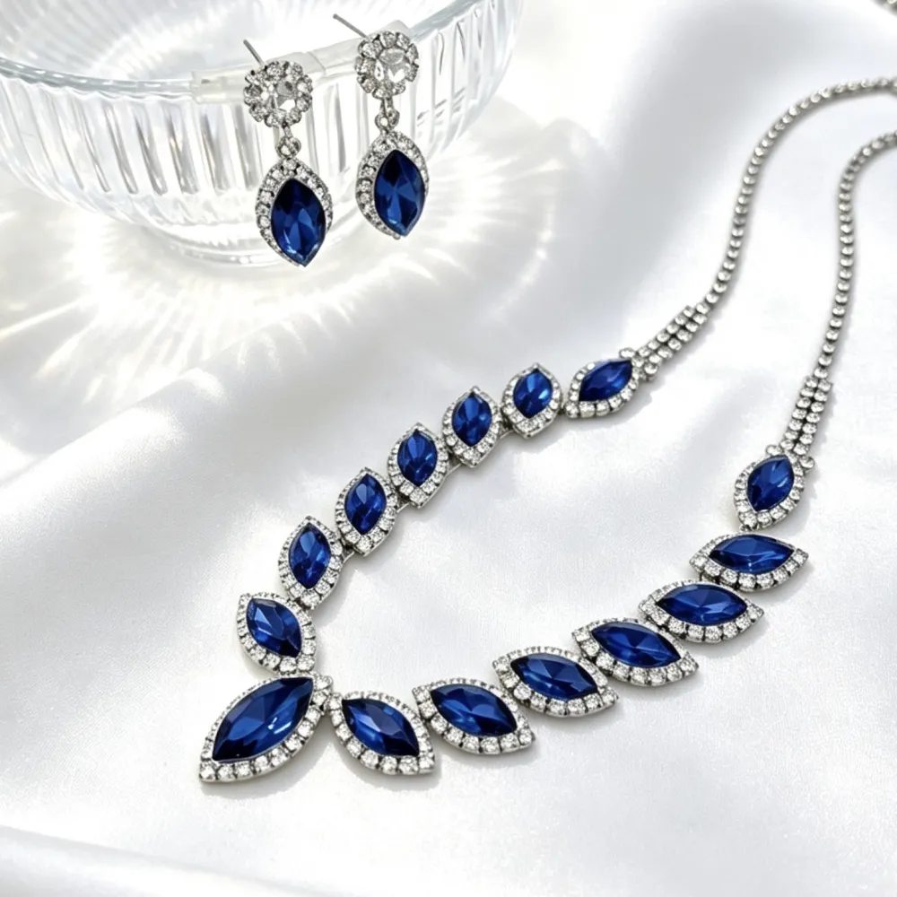 Set Collana-Orecchini Moda in Ottone - SET-321-97