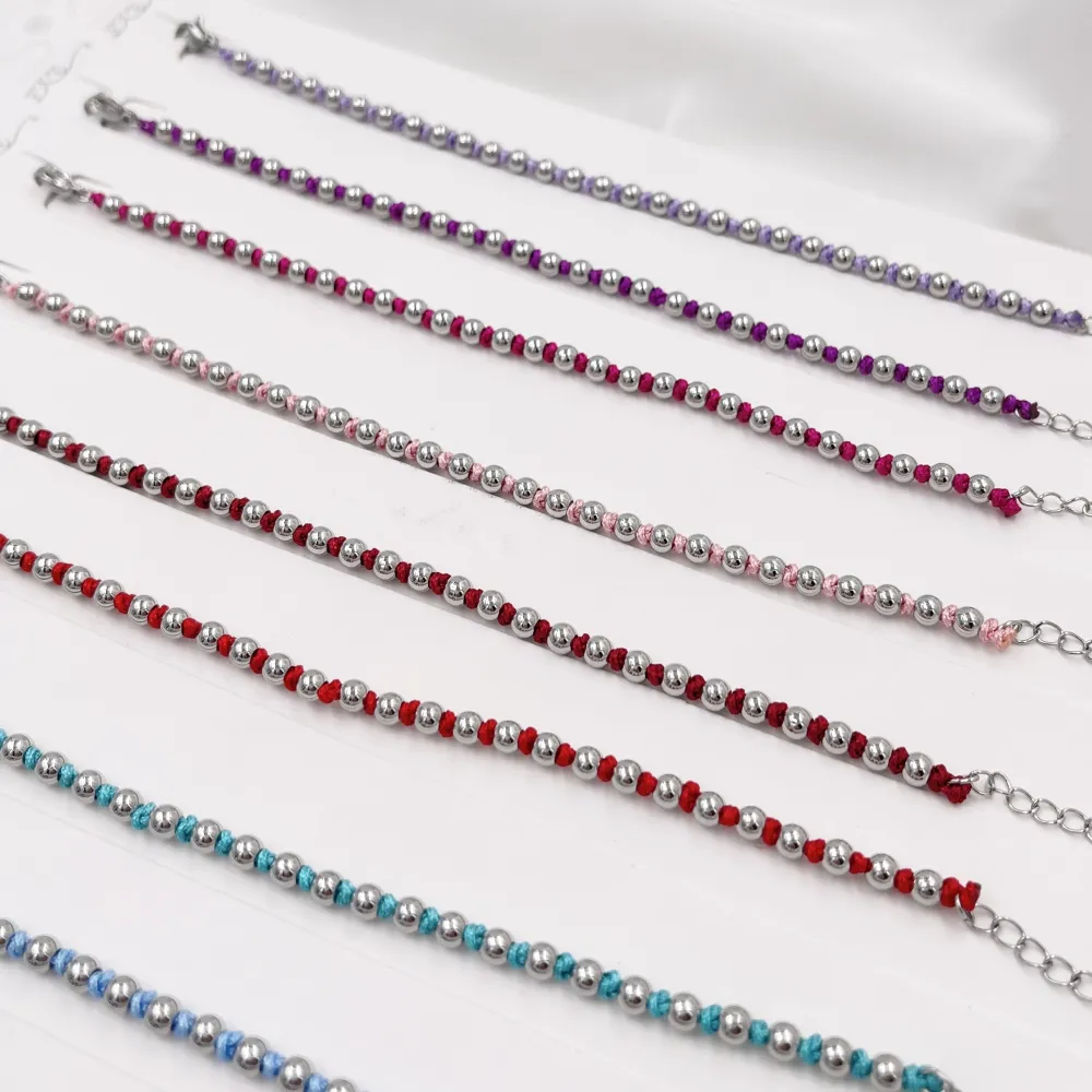 Nodo Pallina - Bracciale in Acciaio - BAC-103-AA2475B
