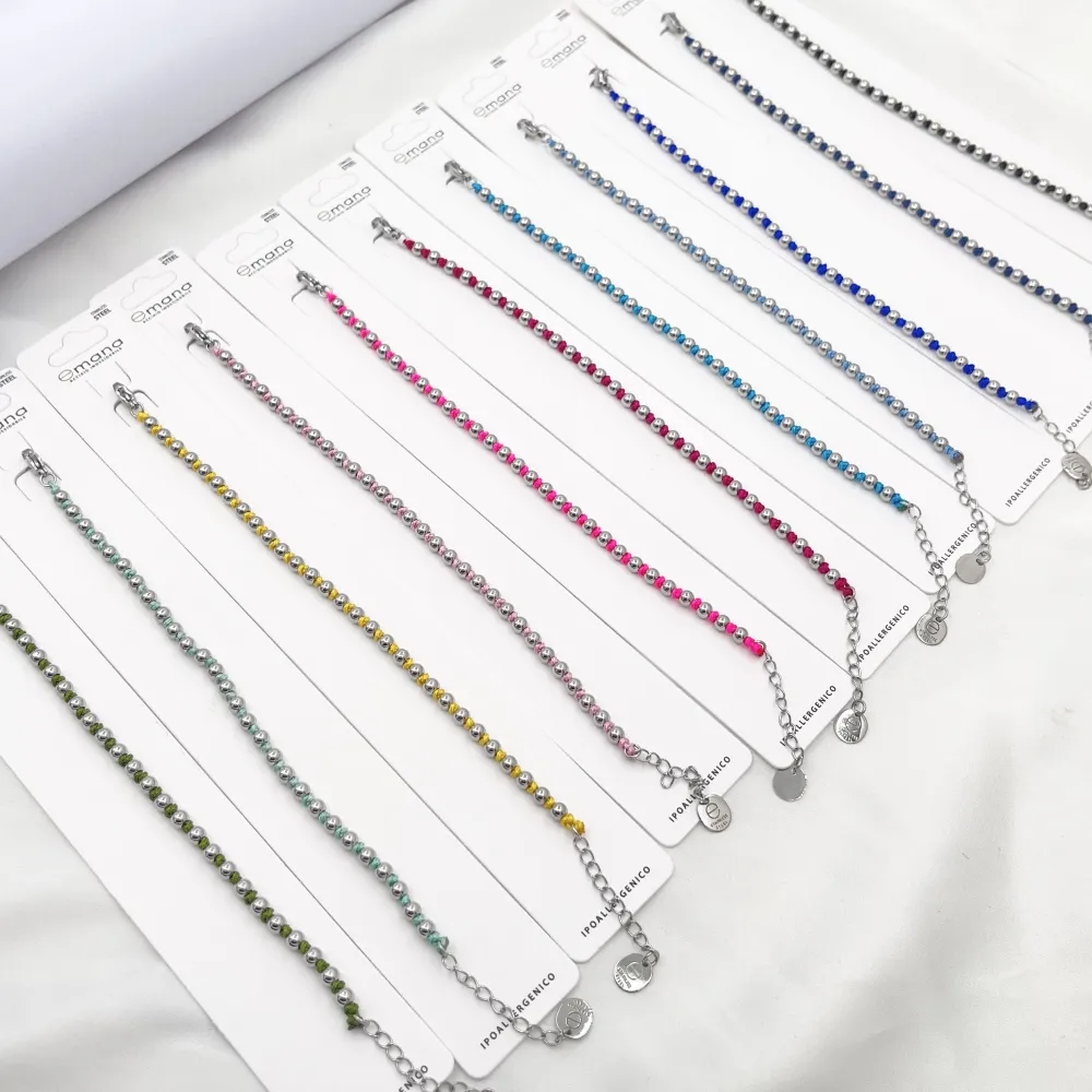Nodo Pallina - Bracciale in Acciaio - BAC-103-AA2475B