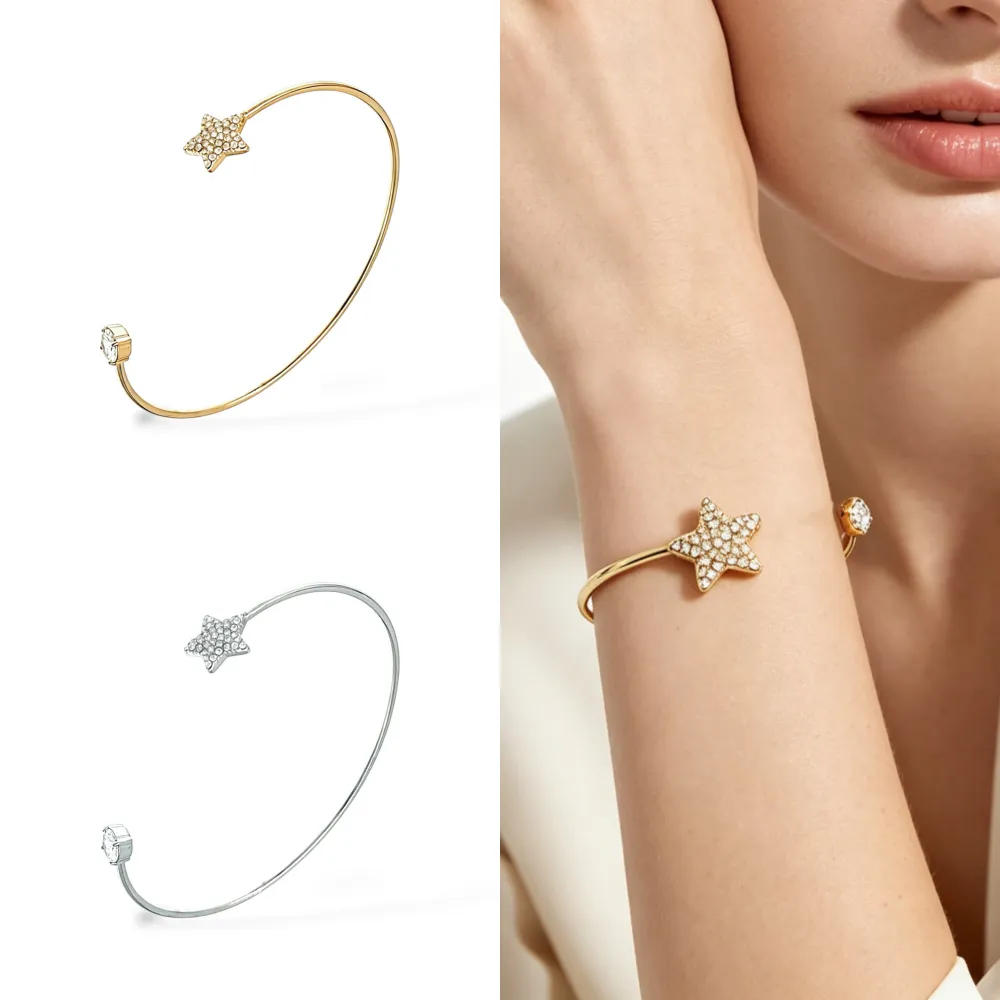 Bracciale Rigido aperto in Acciaio (espositore escluso) - BR-103-AA6688-6692B