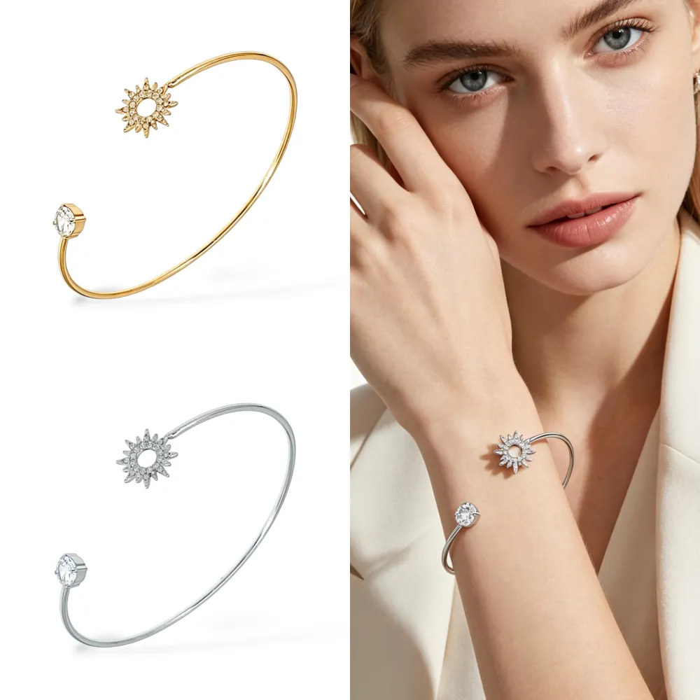 Bracciale Rigido aperto in Acciaio (espositore escluso) - BR-103-AA6688-6692B