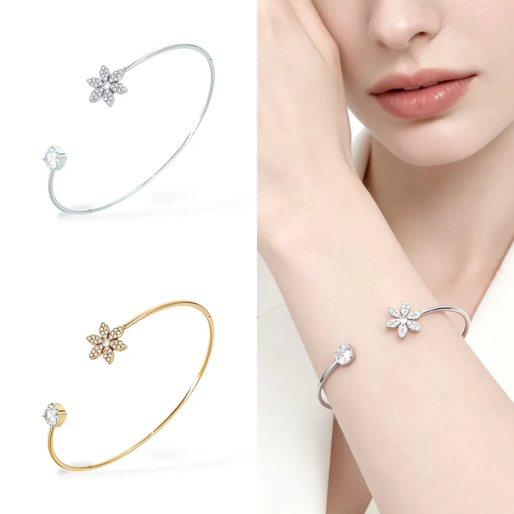 Bracciale Rigido aperto in Acciaio (espositore escluso) - BR-103-AA6688-6692B