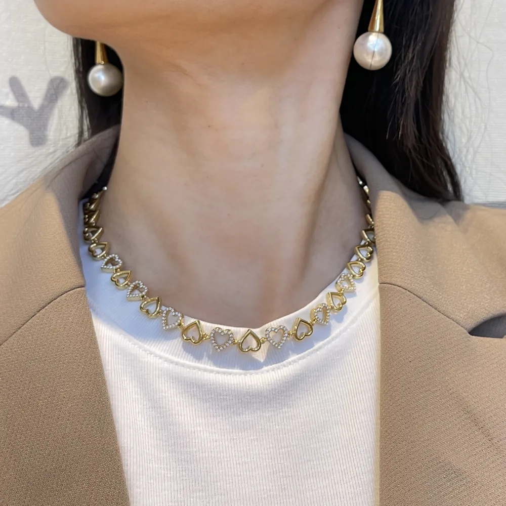 Cuore-Collana Corta in Acciaio - CL-103-AA6143N