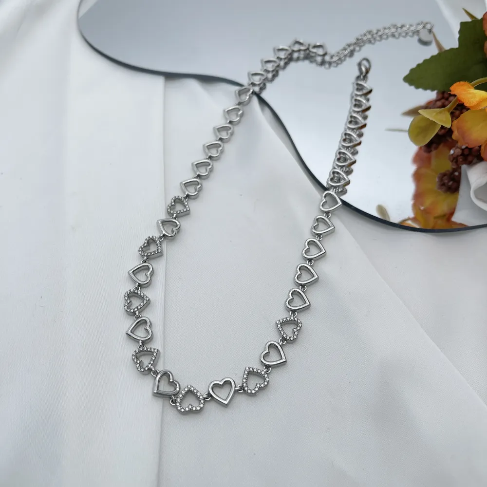 Cuore-Collana Corta in Acciaio - CL-103-AA6143N