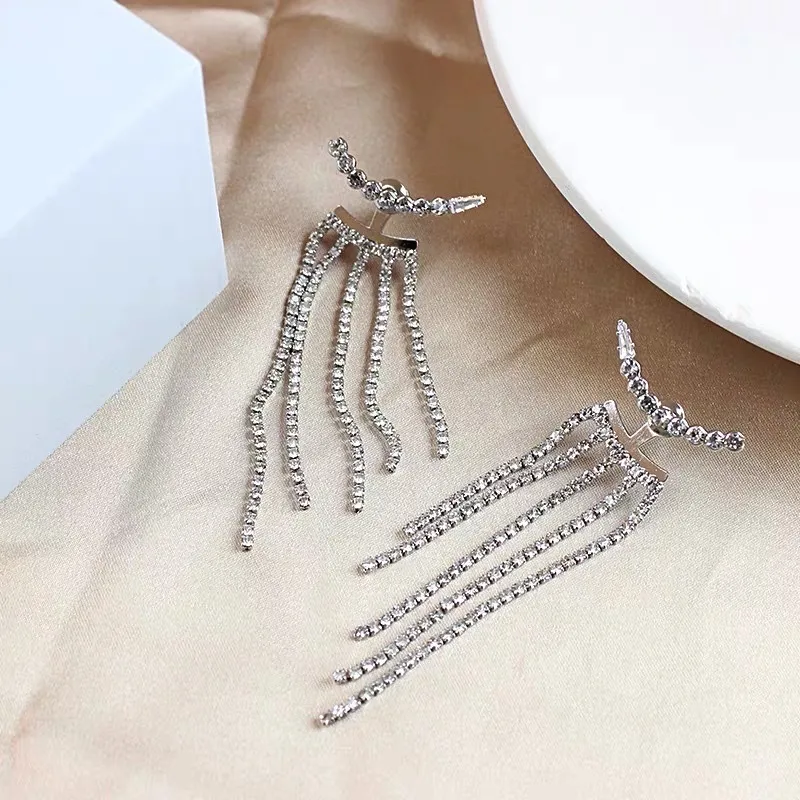Linea zirconia con Napine-Orecchini Moda - OMM-705-12