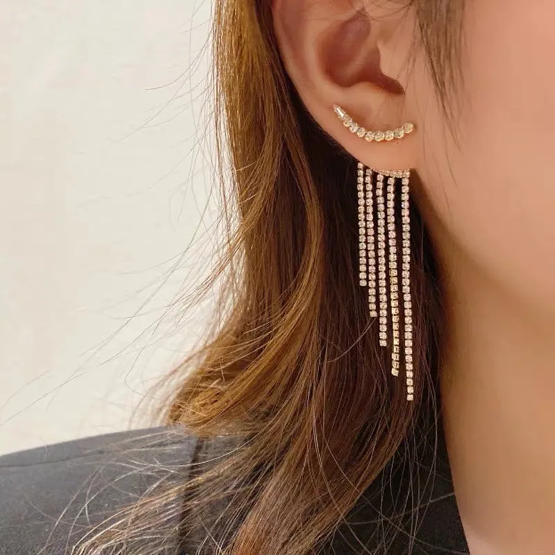 Linea zirconia con Napine-Orecchini Moda - OMM-705-12