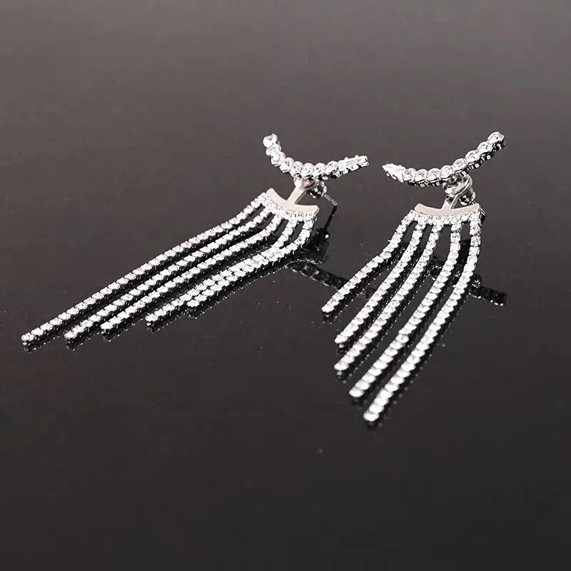 Linea zirconia con Napine-Orecchini Moda - OMM-705-12