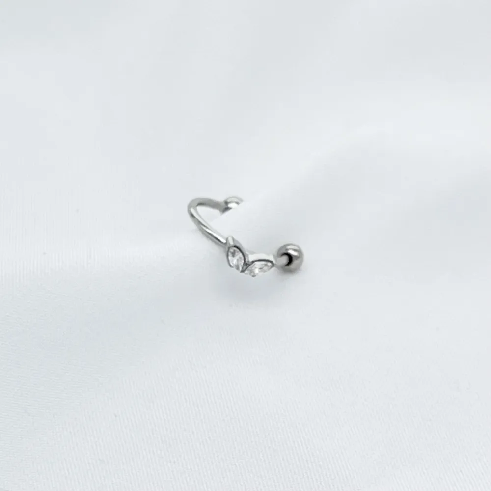 Foglia - Earcuff in acciaio - OR-103-AA6953