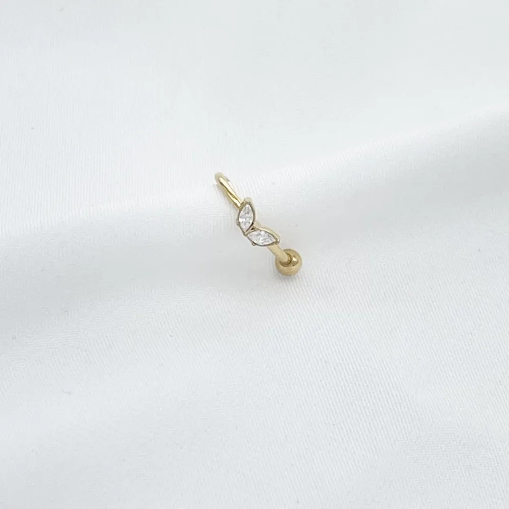 Foglia - Earcuff in acciaio - OR-103-AA6953