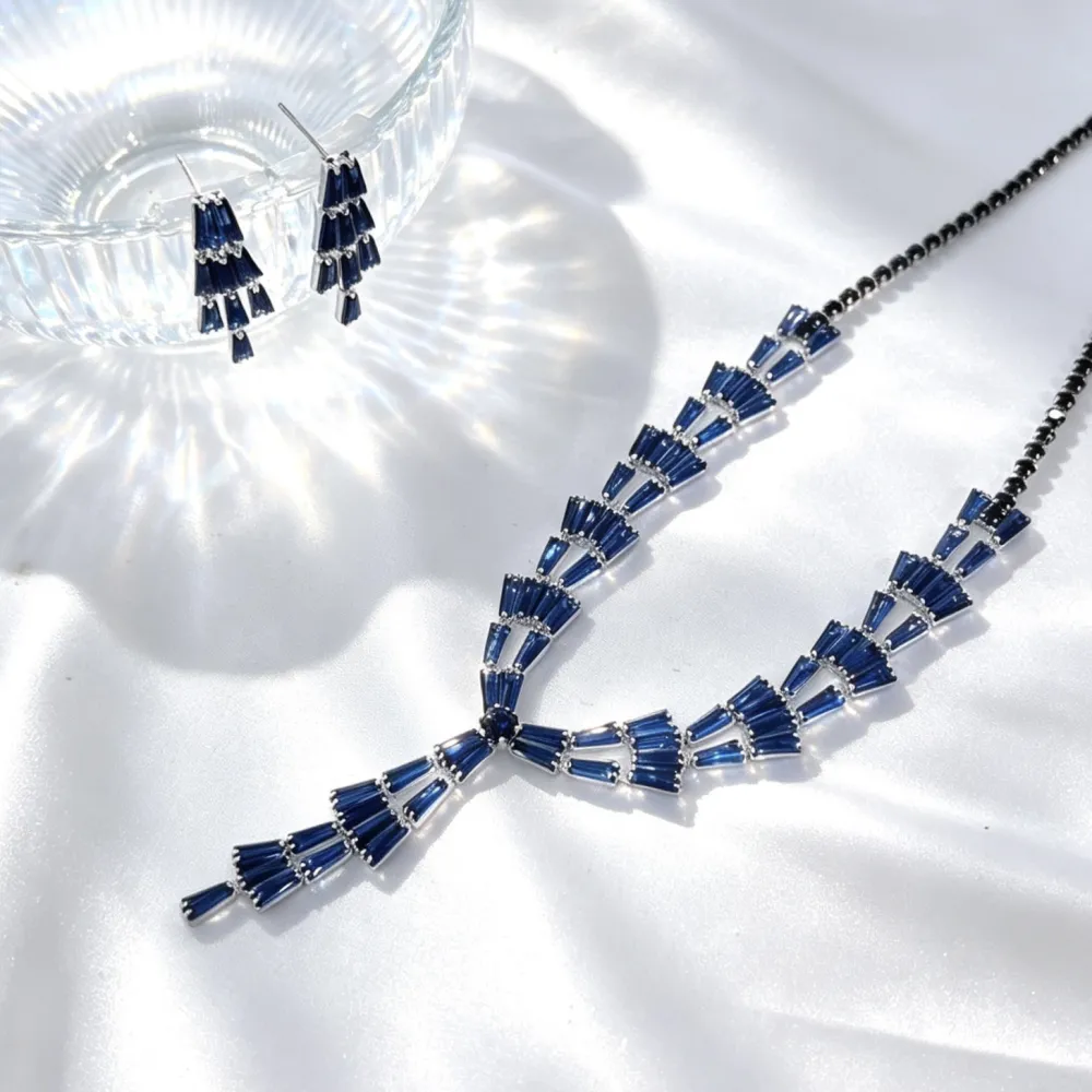 Set Collana-Orecchini Moda in Ottone - SET-416-L33