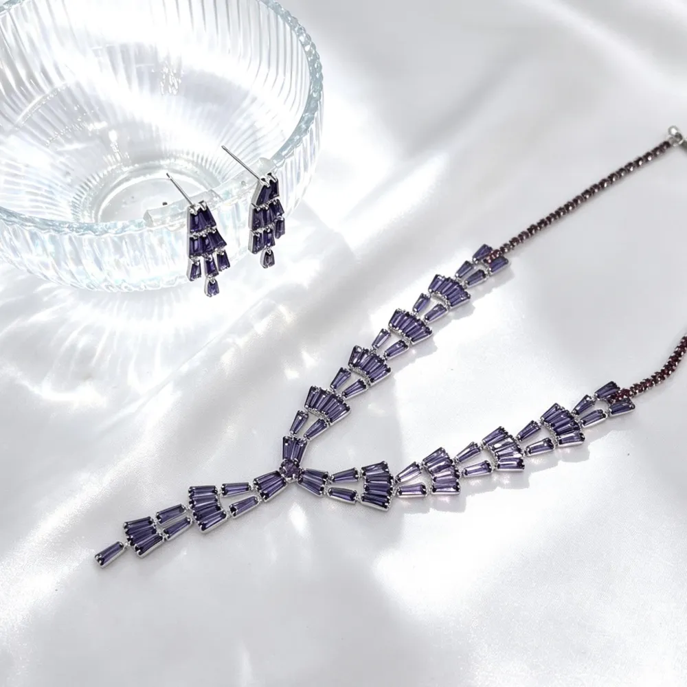 Set Collana-Orecchini Moda in Ottone - SET-416-L33