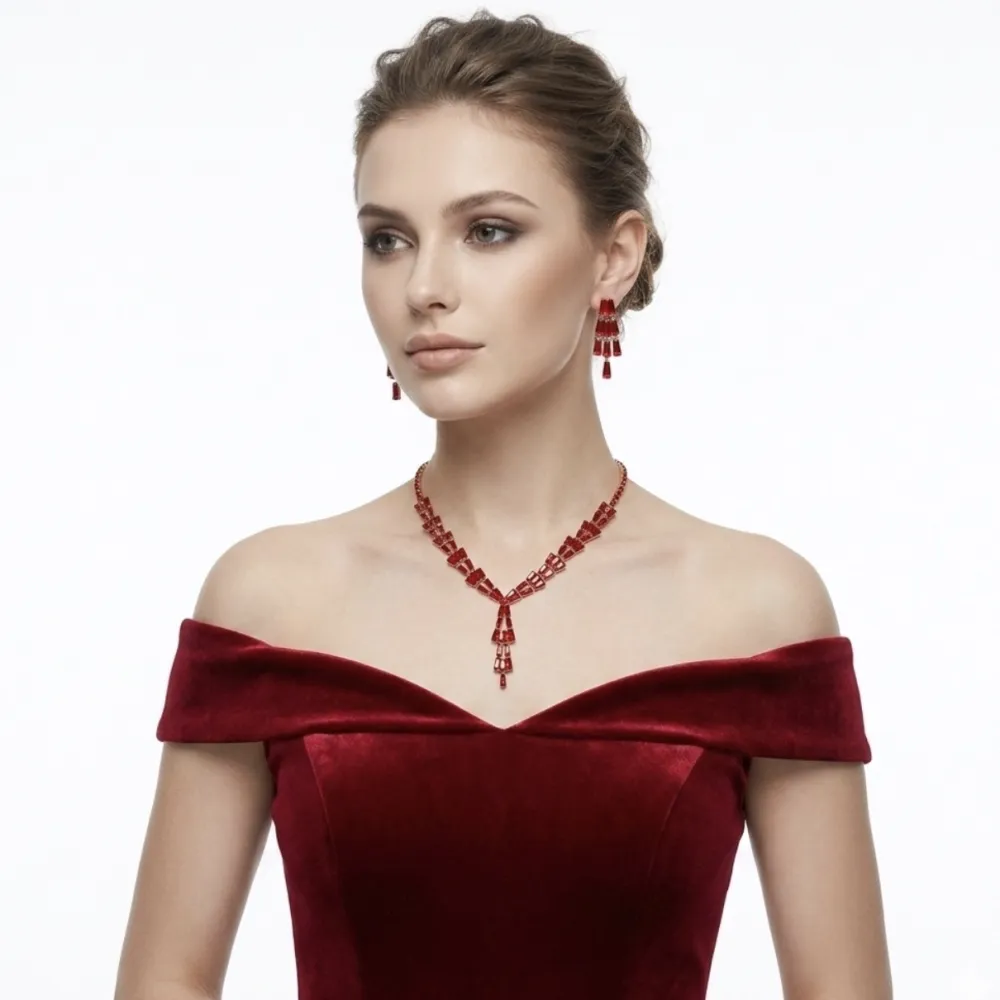Set Collana-Orecchini Moda in Ottone - SET-416-L33