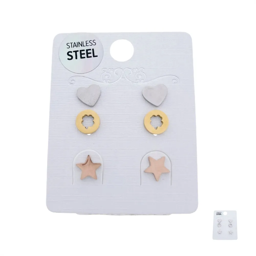 OAP7326-Cuore-Orecchini Tris in Acciaio_2