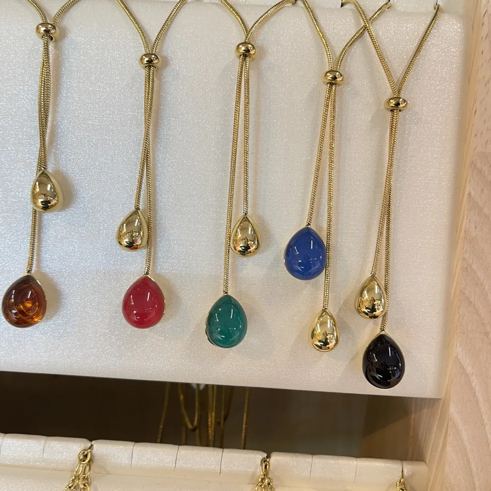 Collana lunga regolabile in Acciaio - CL-103-AA6302N