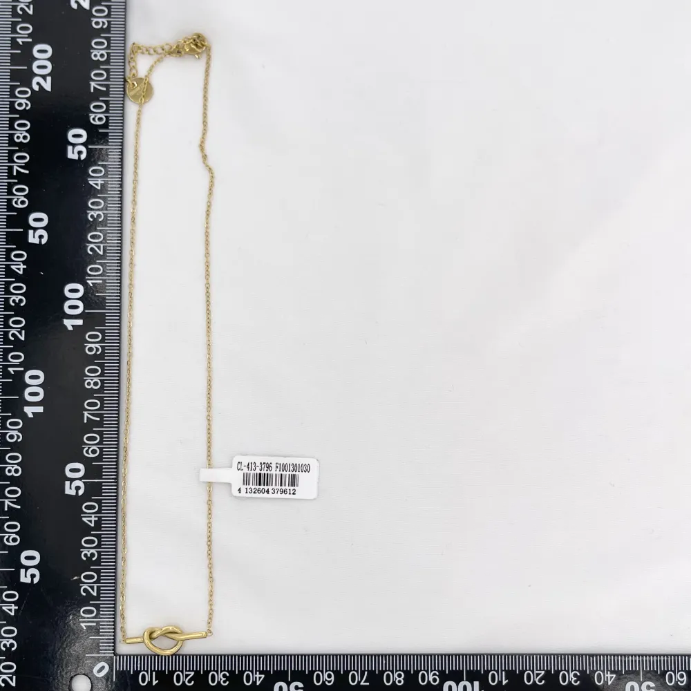 Nodo doppio filo-Collana corta in Acciaio - CL-413-3796