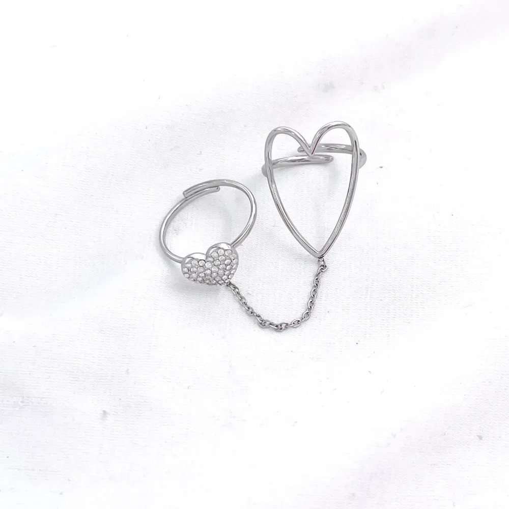 Cuore-Anelli Regolabili in Acciaio - AN-103-AA7427R