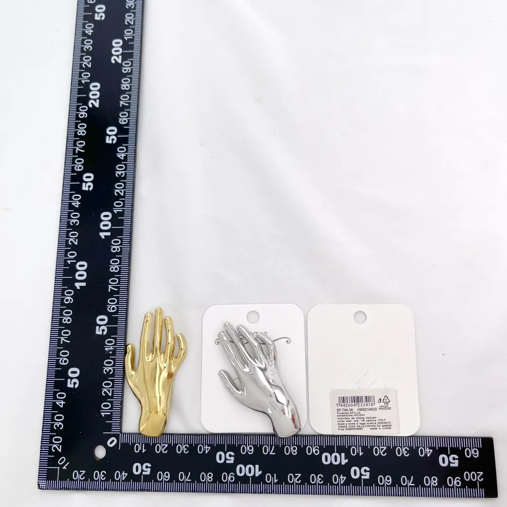 Mano-Spilla in Acciaio Liscio - SP-744-34