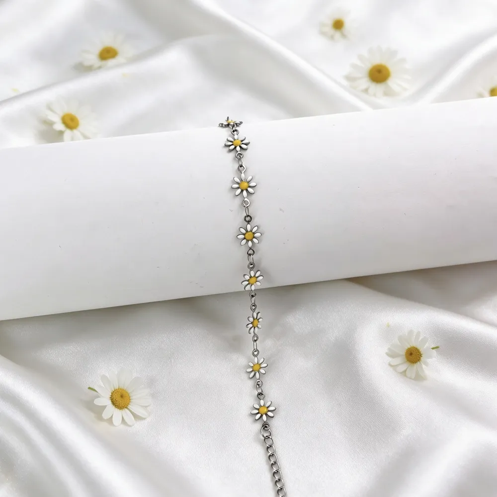 Margherite-Bracciale in acciaio - BR-413-3308