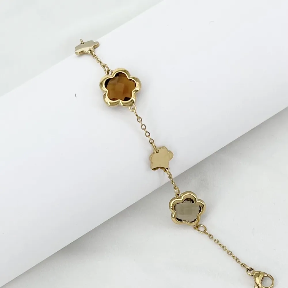 Fiore-Bracciale Moda in Acciaio - BR-103-AA6752B 10mm