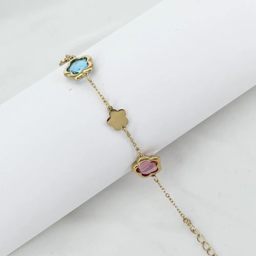 Fiore-Bracciale Moda in Acciaio - BR-103-AA6752B 10mm