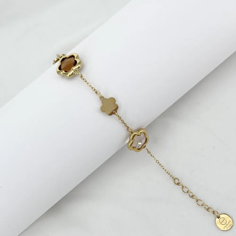 Fiore-Bracciale Moda in Acciaio - BR-103-AA6752B 10mm