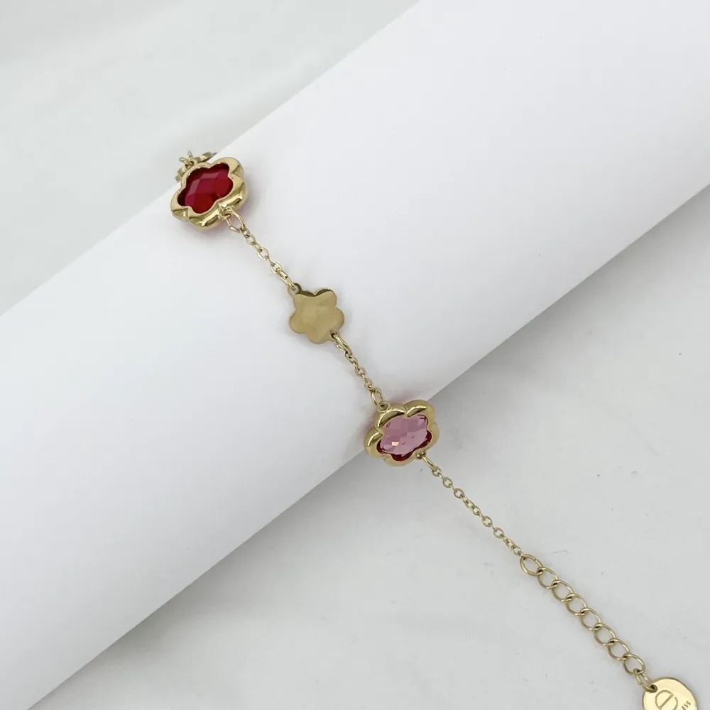 Fiore-Bracciale Moda in Acciaio - BR-103-AA6752B 10mm