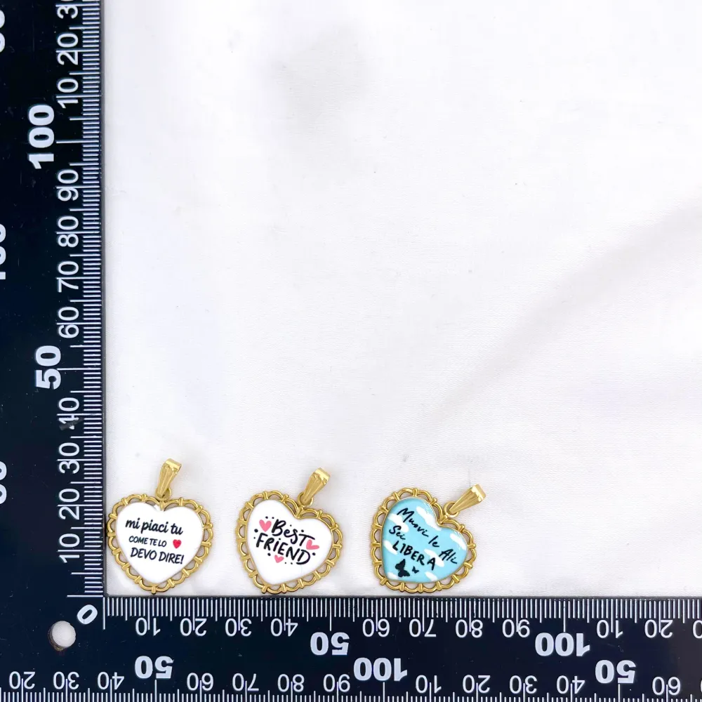 BEST FRIEND-Ciondolo/Charms in Acciaio - DIY-732-18