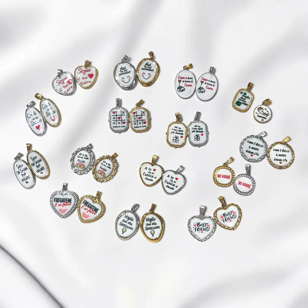 BEST FRIEND-Ciondolo/Charms in Acciaio - DIY-732-18